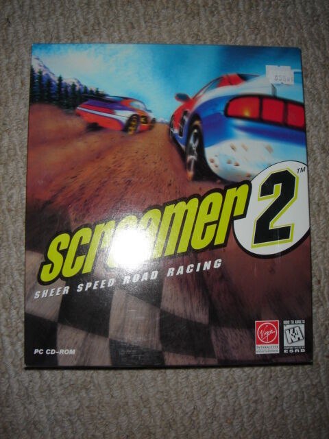 Screamer 2 - Sheer Speed Road Racing - CD Rom - Boxed Vintage PC Game