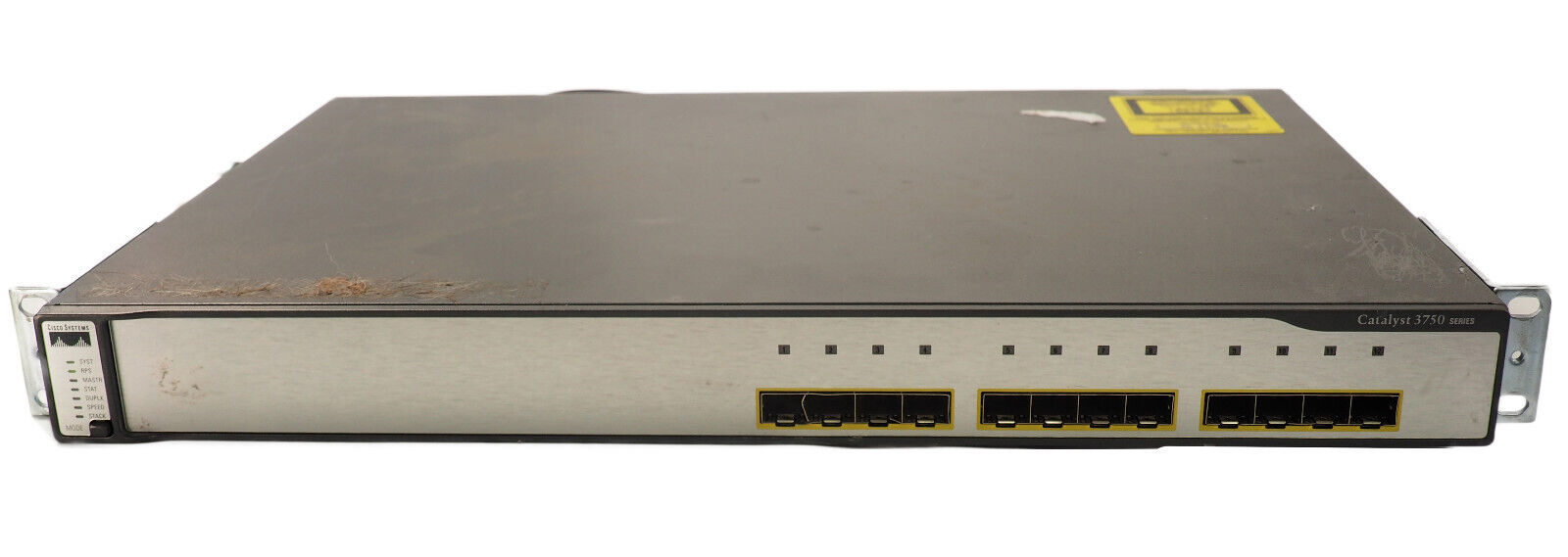 Cisco Catalyst WS-C3570G-12S-S V14 Ethernet Switch COMAF10BRA 2 Stack ports