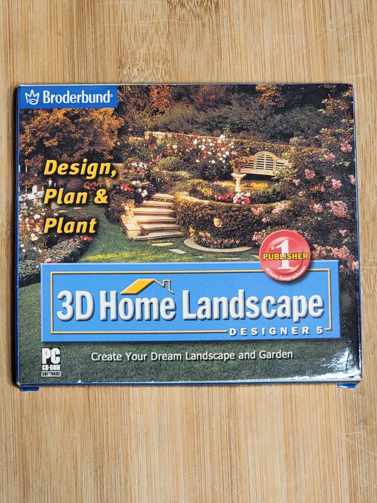 Broderbund 3D Home Landscape Designs New  PC CD-ROM Software