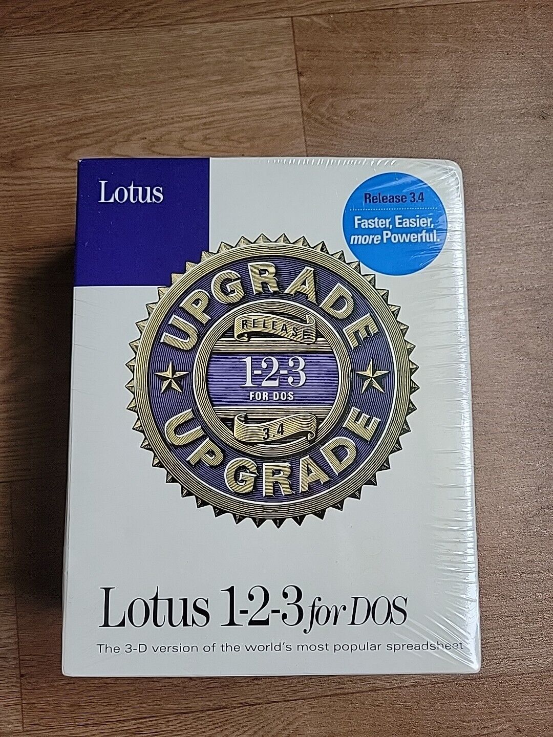 Vtg 1992 Lotus 123 Release 3.4 Upgrade NEW SEALED