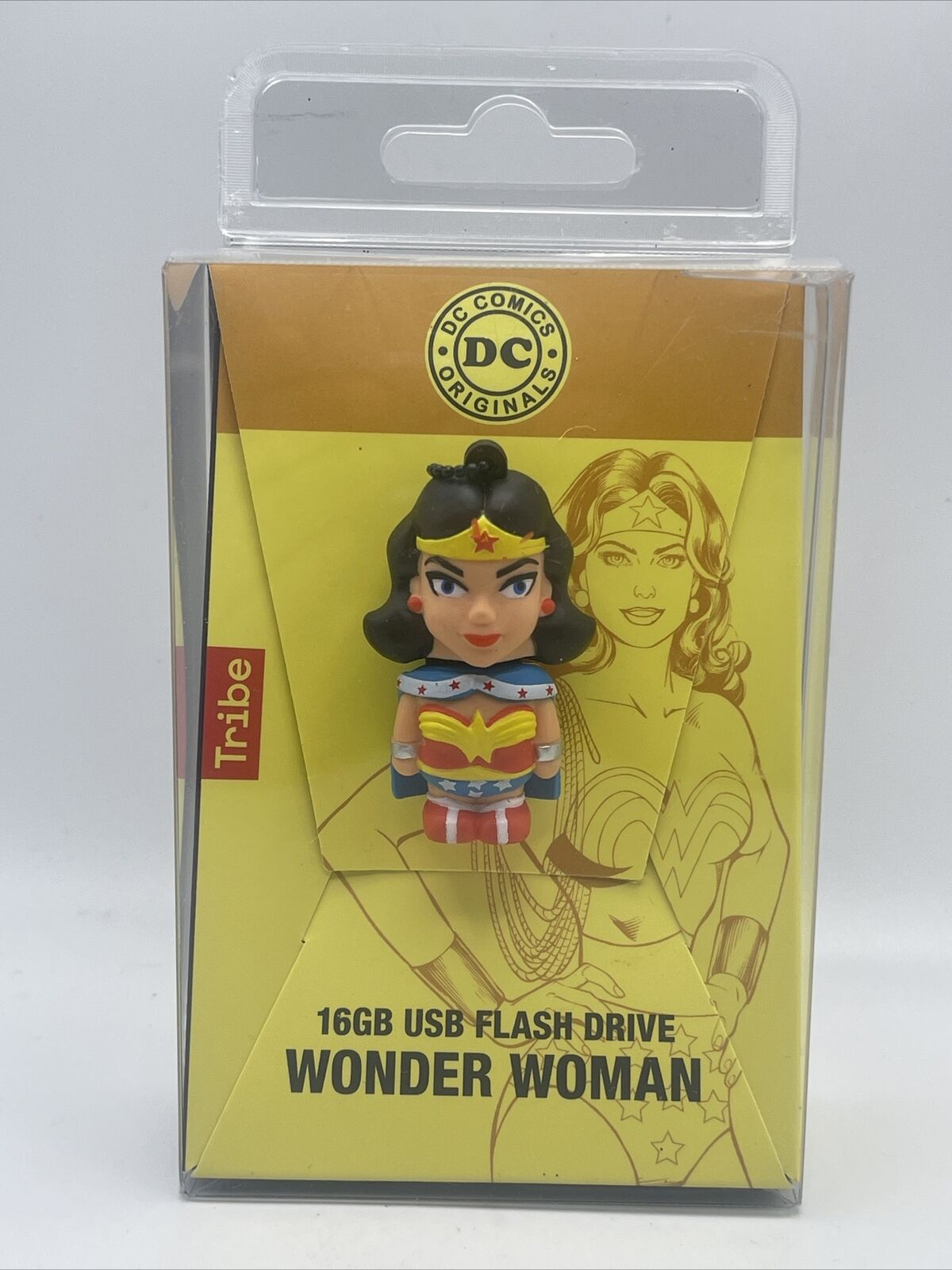 DC Comics Originals Wonder Woman 16 GB USB 2.0 Tribe Flash Drive Fast Ship 🔥