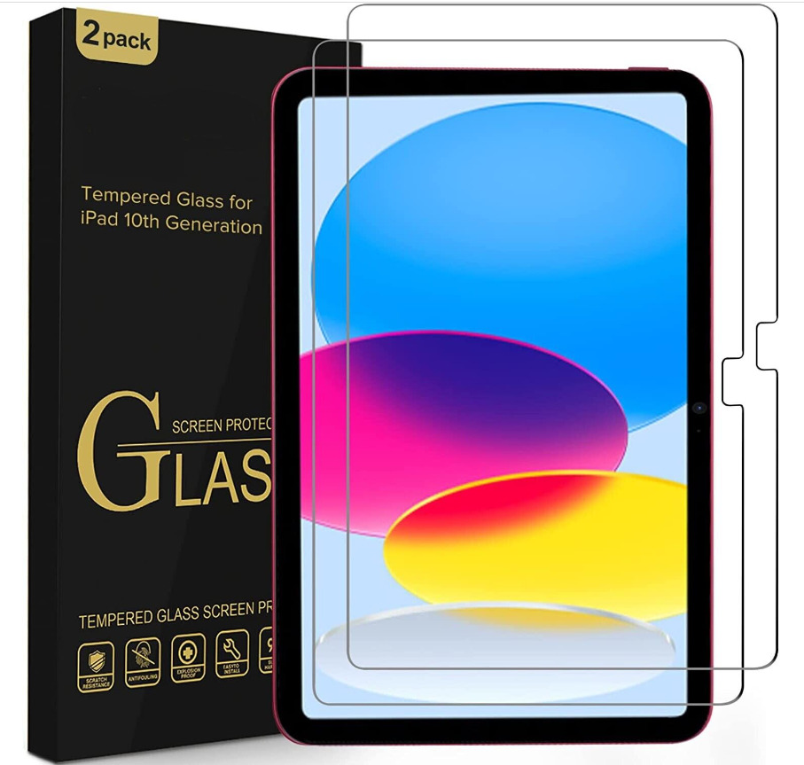 2X For Apple iPad 10th Gen 2022 10.9 INCH Premium HD Tempered Screen Protector