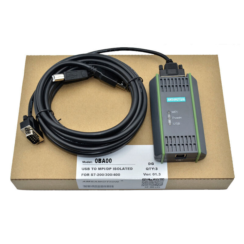 6GK1571-0BA00-0AA0 Programming Cable For Siemens S7-200/300/400 PLC USB-MPI PPI