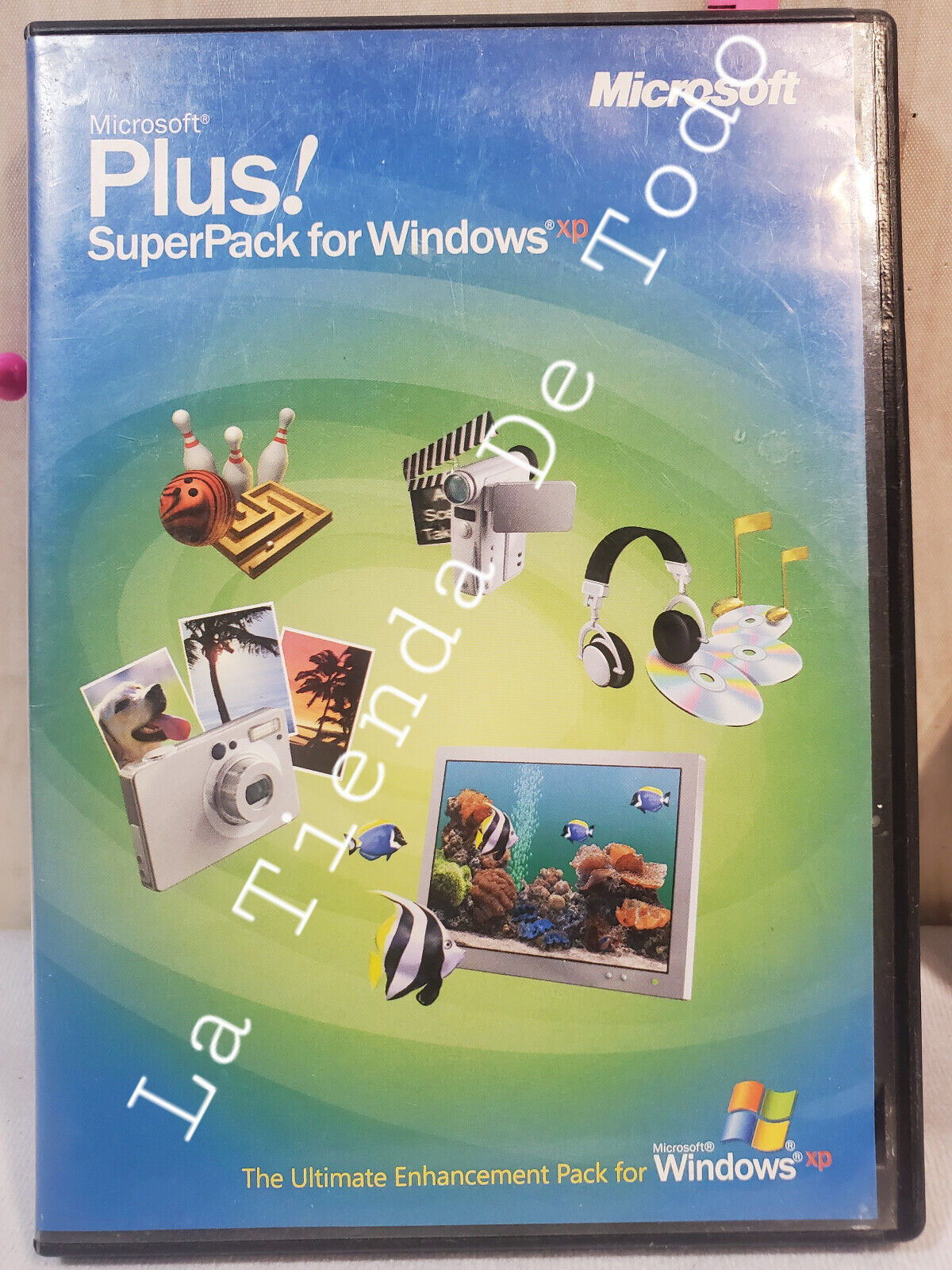MICROSOFT PLUS SUPERPACK FOR XP SOLD AS NOVELTY COLLECTIBLE DECOR MOVIE PROP