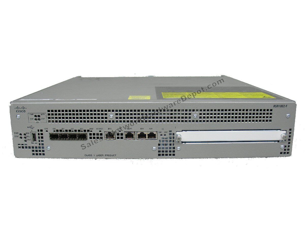 Cisco ASR1002-F Chassis 4-Port Built-In Gig w/ Dual AC Power - 1 YEAR WARRANTY