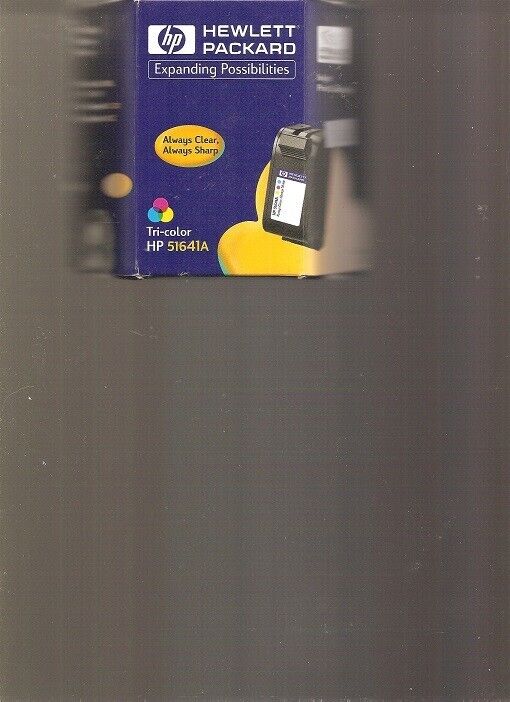 Genuine Hewlett Packard HP 51641A Tri-Color Inkjet Print Cartridge JAN 2001