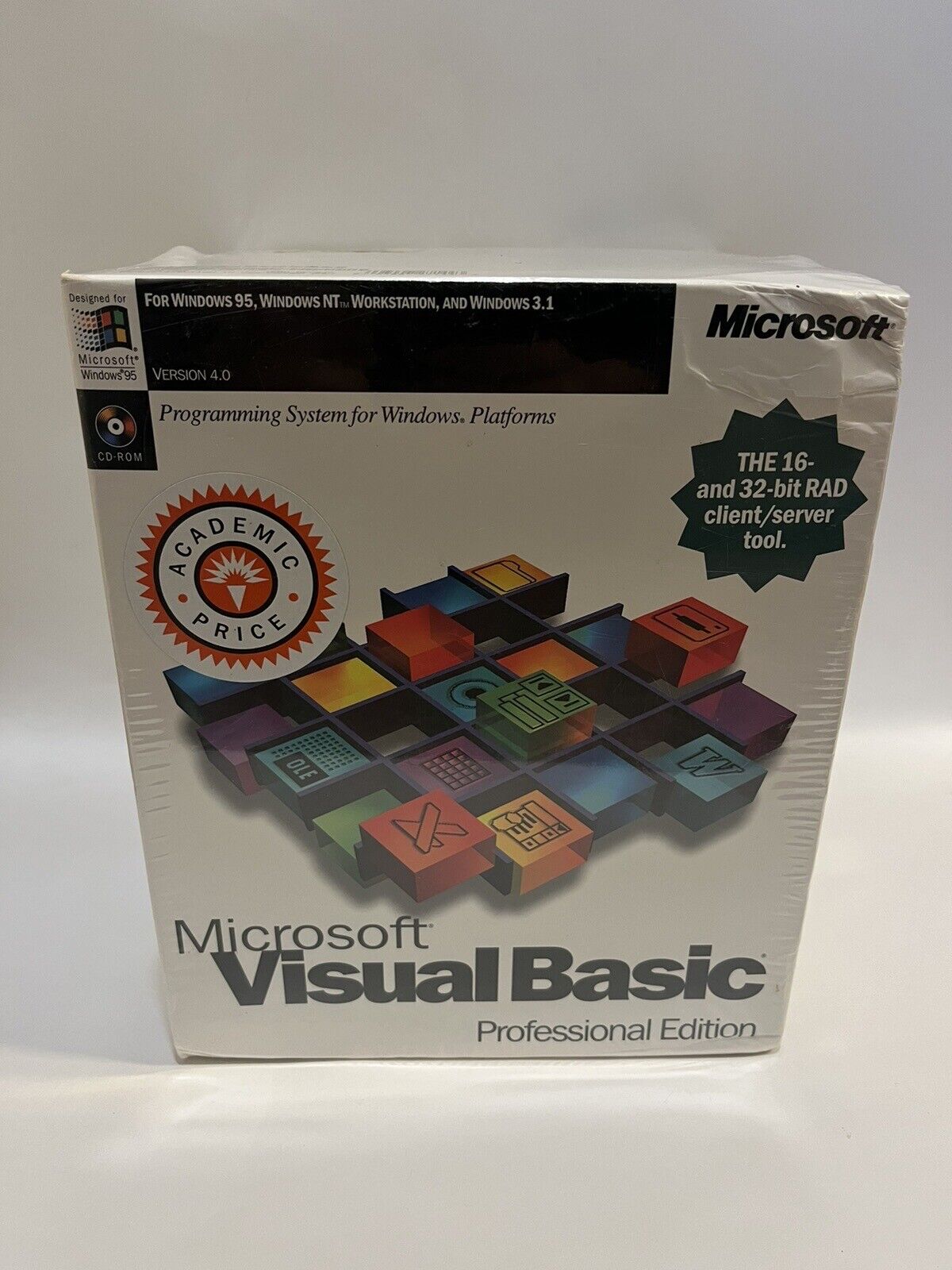 Microsoft Visual Basic 4.0 VB Professional Edition Windows BRAND NEW SEALED