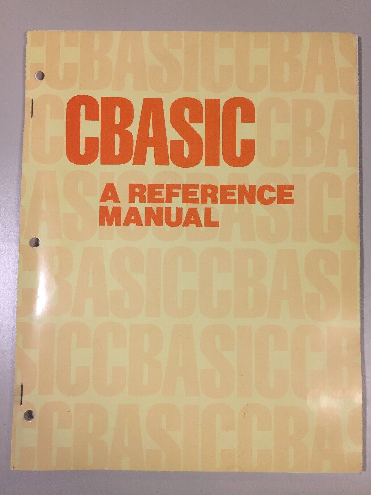 Vintage 1977 Software Systems CBASIC A Reference Manual