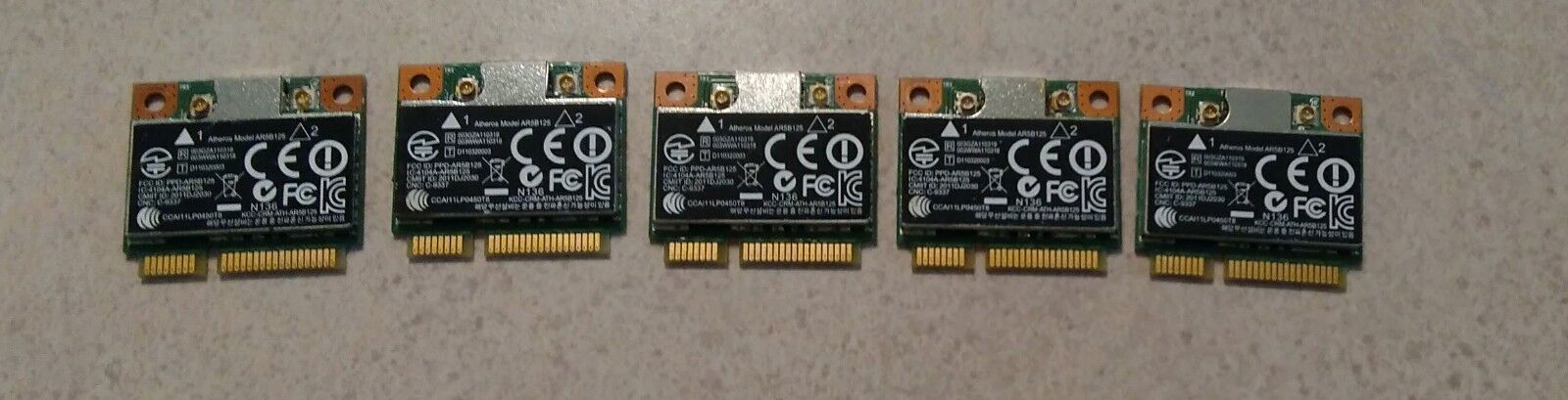 LOT OF 5 675794-001 670036-001 GENUINE HP WIRELESS CARD PAVILION M6-1000 TESTED