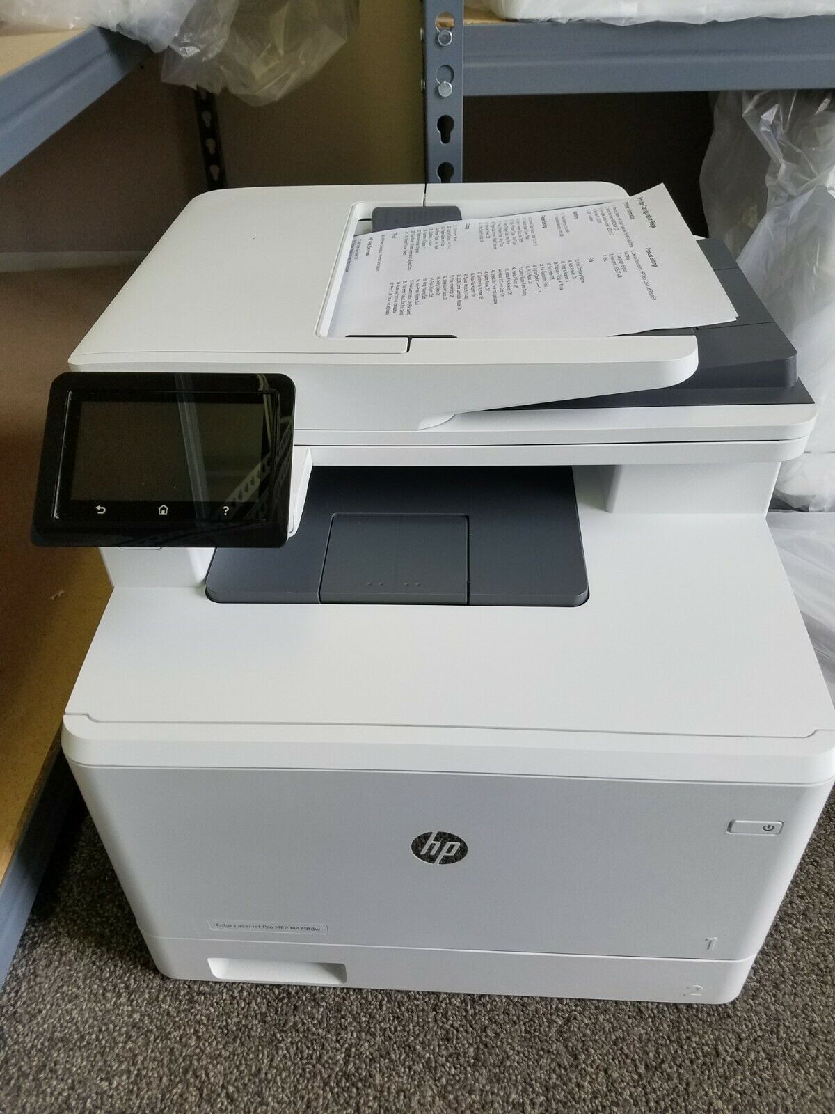HP LaserJet Pro MFP M479fdw Printer (OEM Toner Included)( Re-Certified)