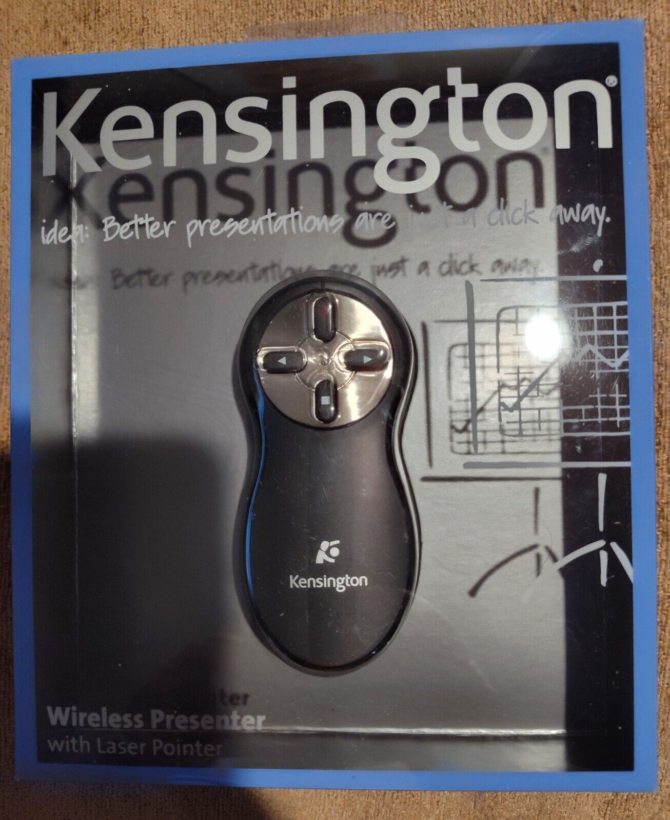 Kensington Wireless Presenter w/ Laser Pointer & USB Receiver - new in box
