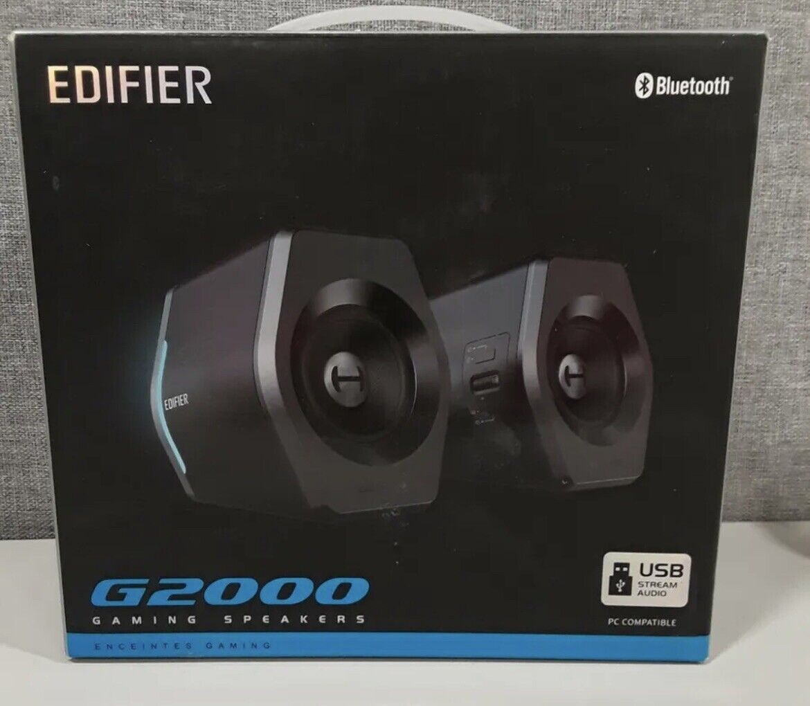 NEW Other Edifier G2000 Bluetooth Gaming Speakers W/ RGB Light & PC Compatible