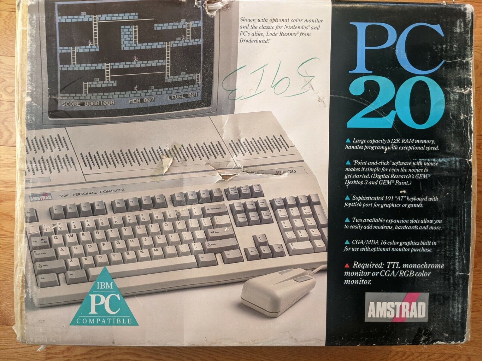 Amstrad PC-20 Computer brand NEW in box Sinclair PC200    NOS  RARE