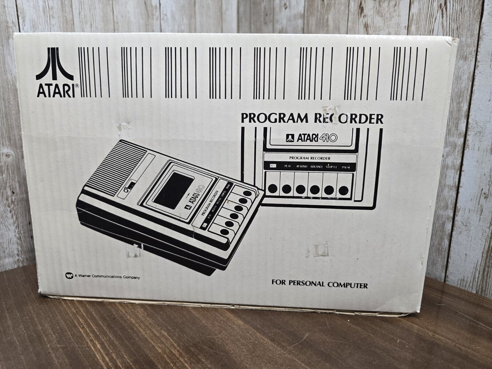 Atari 410 Data Cassette Program Recorder Atari 400/800 Powers On. Needs Belts. 