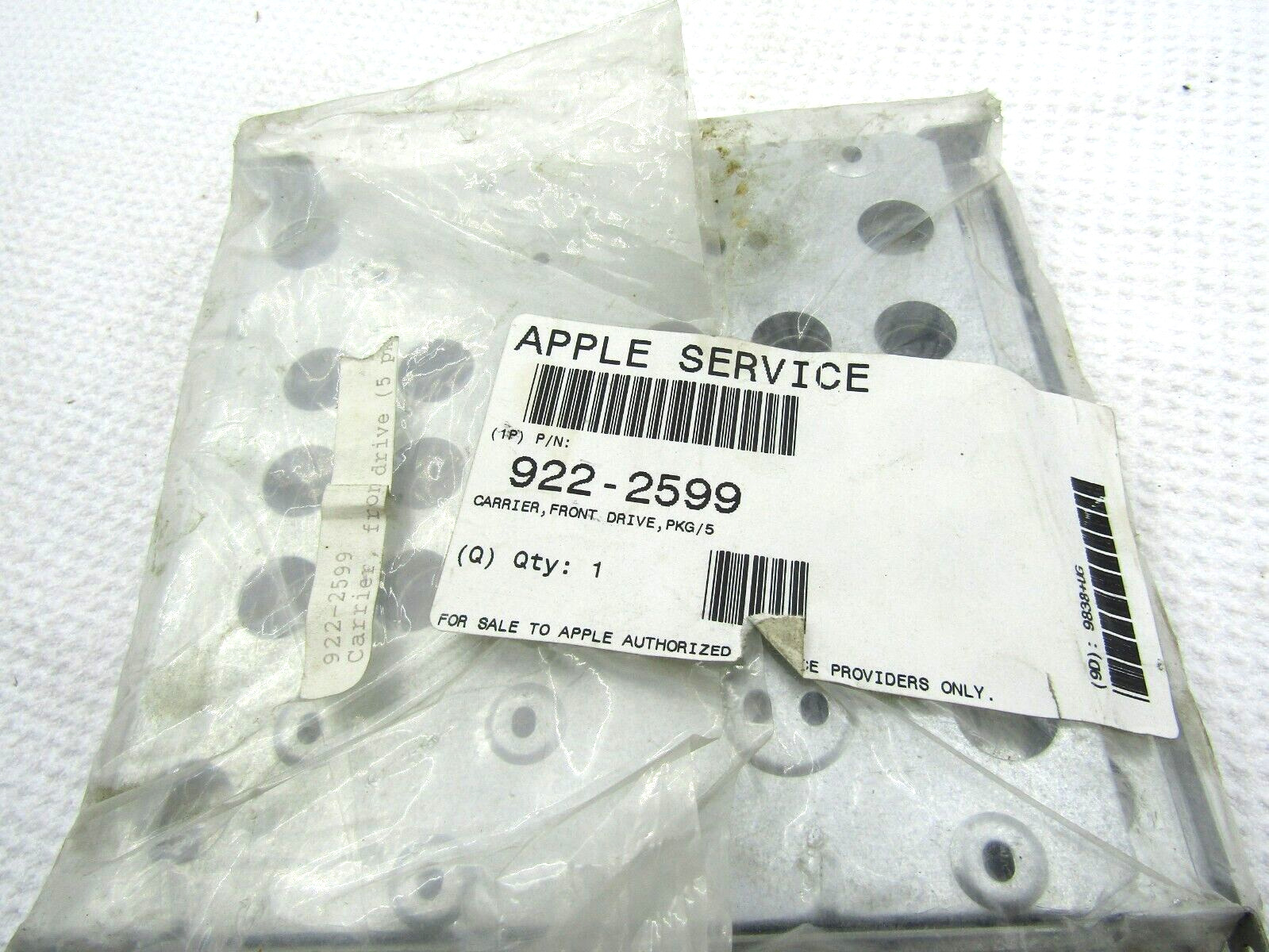 Vintage New Apple Service: 922-2599 - Front Drive Carrier (QTY=1)