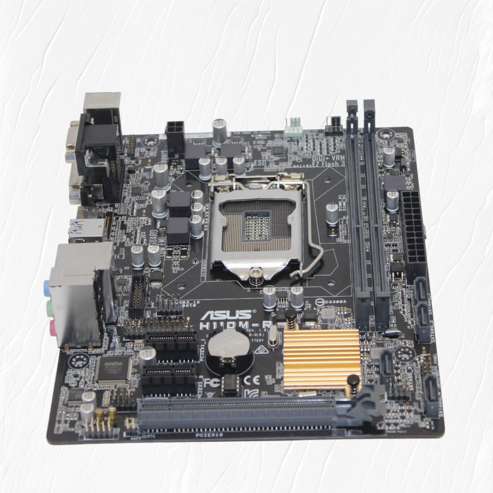 ASUS H110M-R Motherboard Intel 6th/7th Gen LGA1151 DDR4 Micro-ATX 