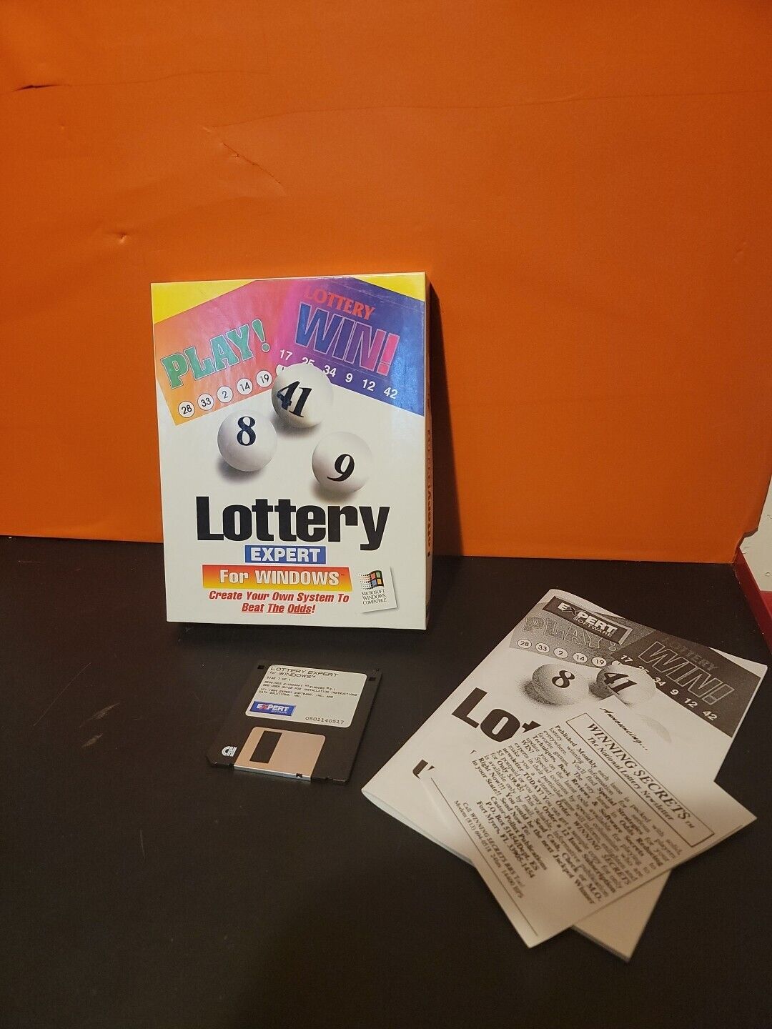 Vintage Lottery Expert for Windows (Floppy, 1993)