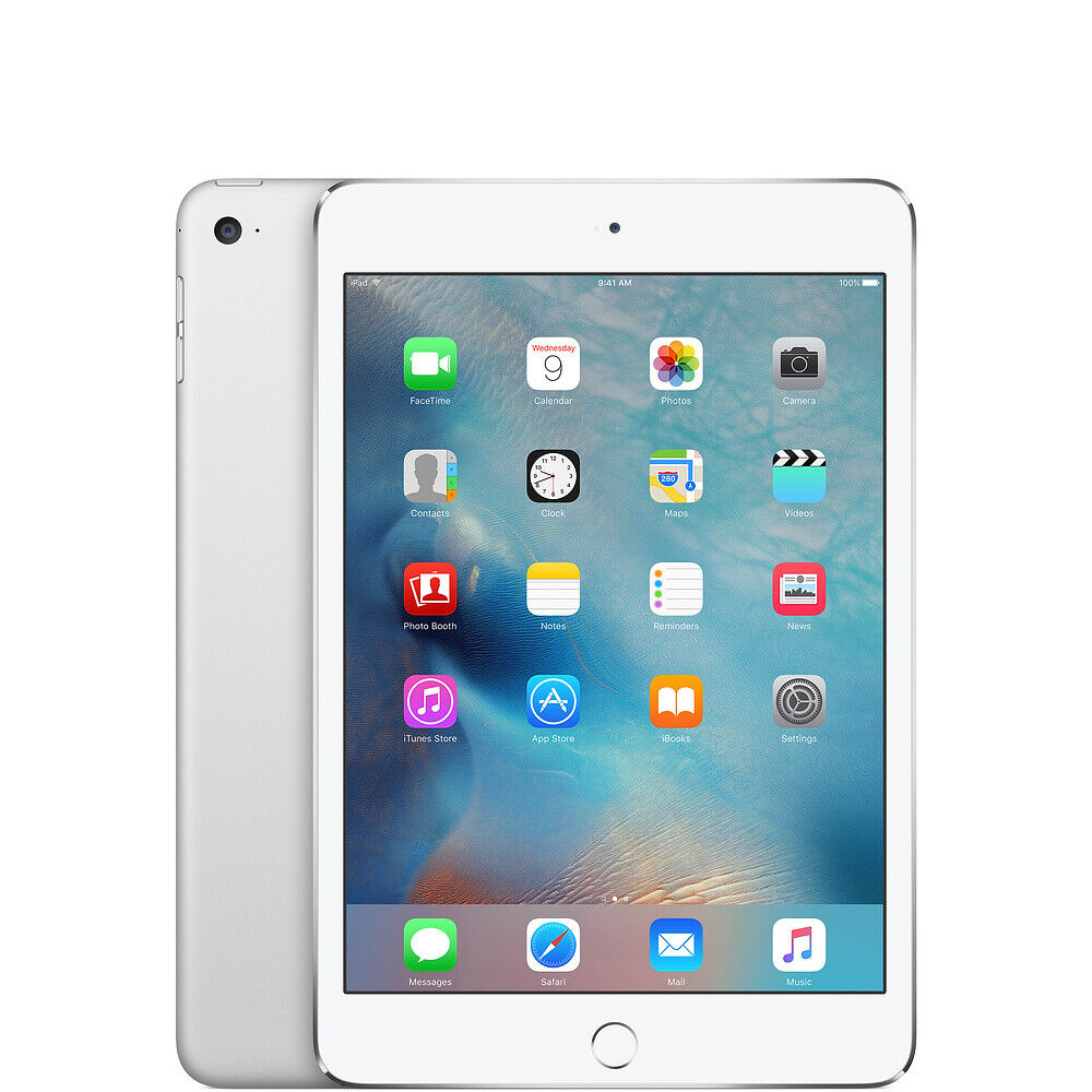 Apple iPad Mini 4 Wi-Fi + Cellular - 16GB 32GB 64GB 128GB - Good