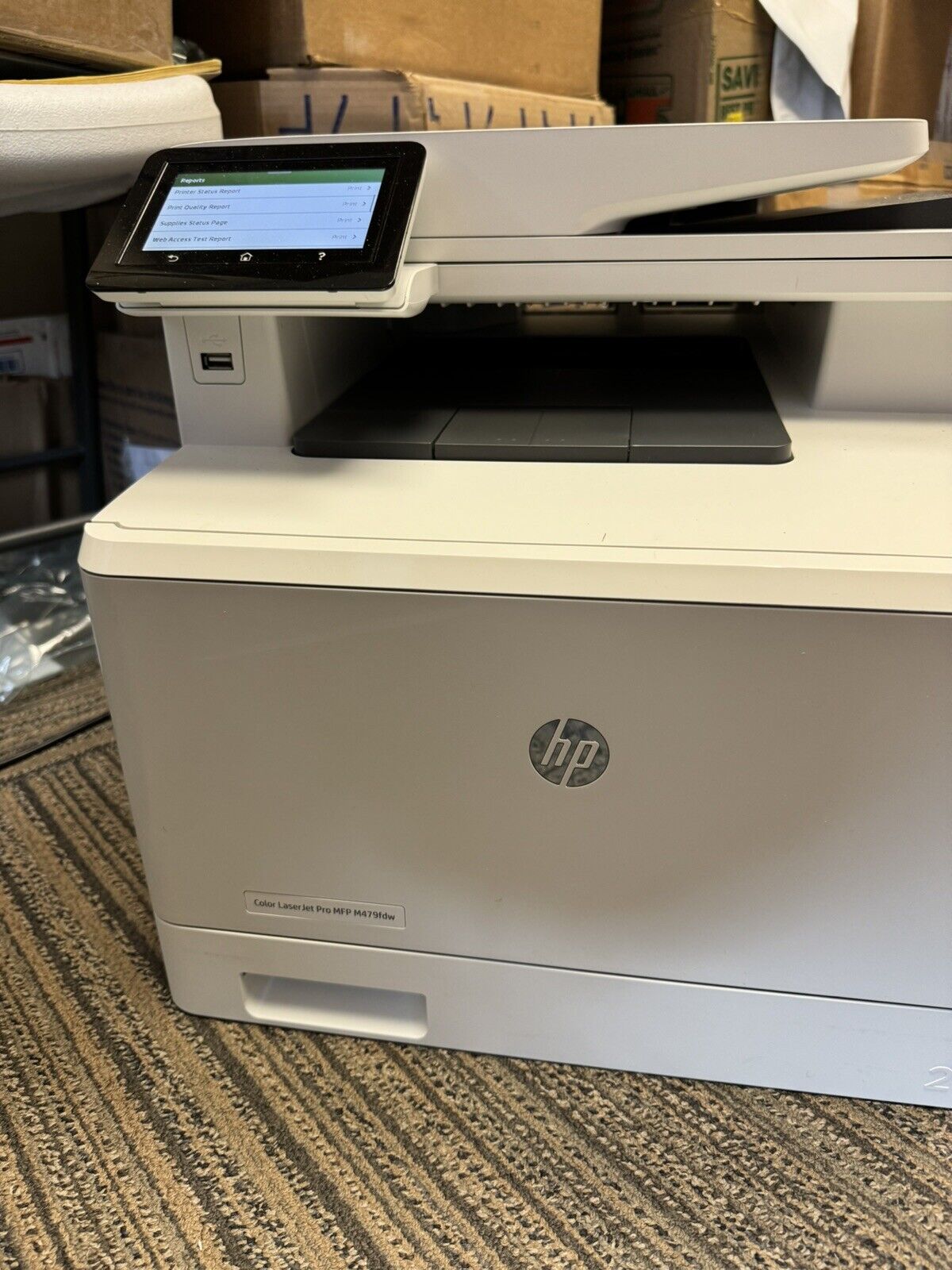 HP LaserJet Pro MFP M479fdw  Used -  21K Pages-W2020X included