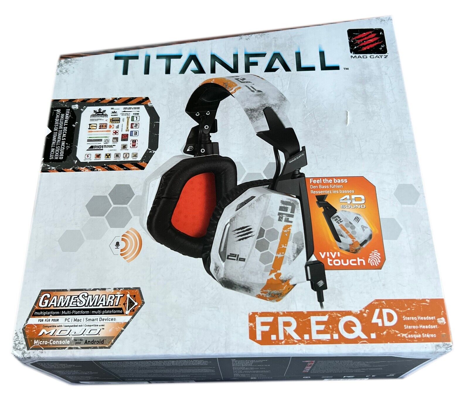 New Mad Catz Titanfall F.R.E.Q. 4D Stereo Headset for PC, Mac, and Smart Device