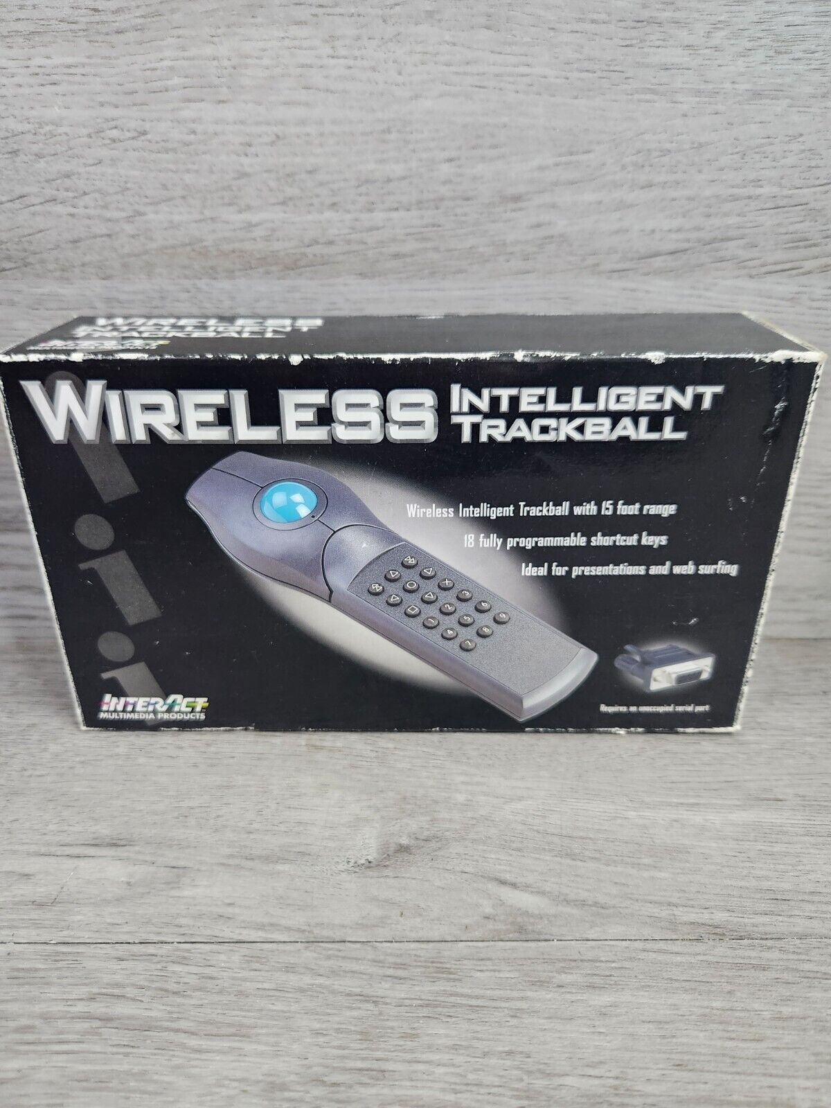 InterAct SV-2020 Wireless Intelligent Trackball Remote Vintage for Serial Port
