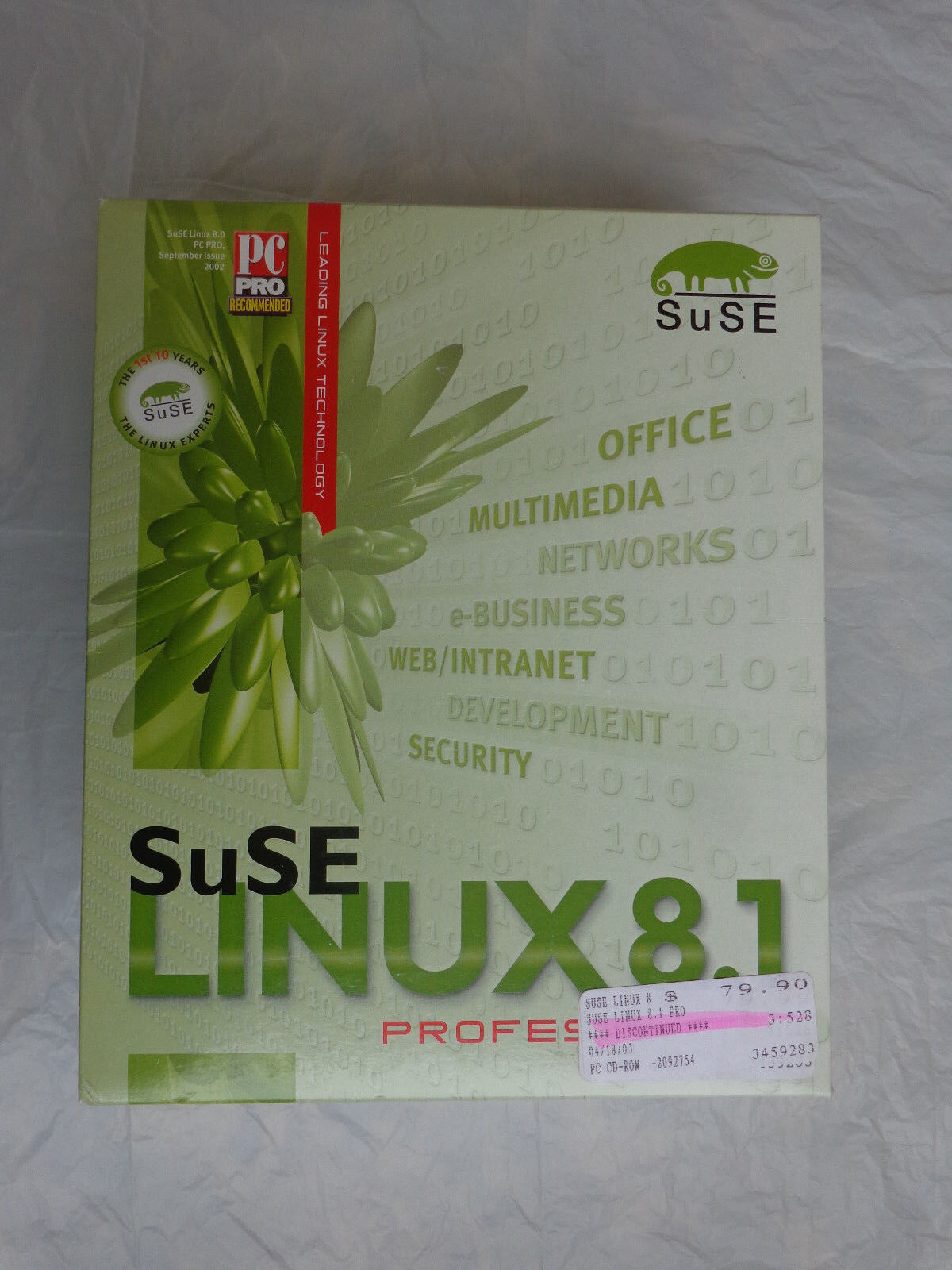 Suse Linux 8.1 Professional Edition (New Factory sealed retail box)