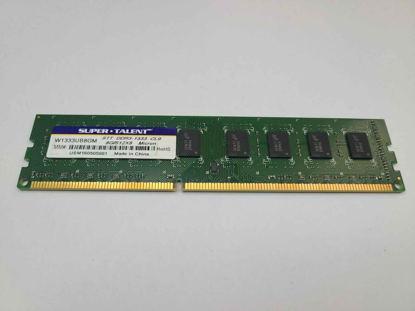 Super Talent 8GB DDR3 1333MHz PC3-10600 Desktop Ram Memory W1333UB8GM | Tested