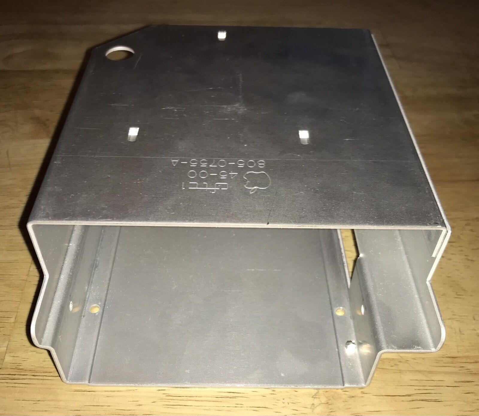 1984 Macintosh 128K Model M0130 External 400K Disk Drive Aluminum Bracket Holder