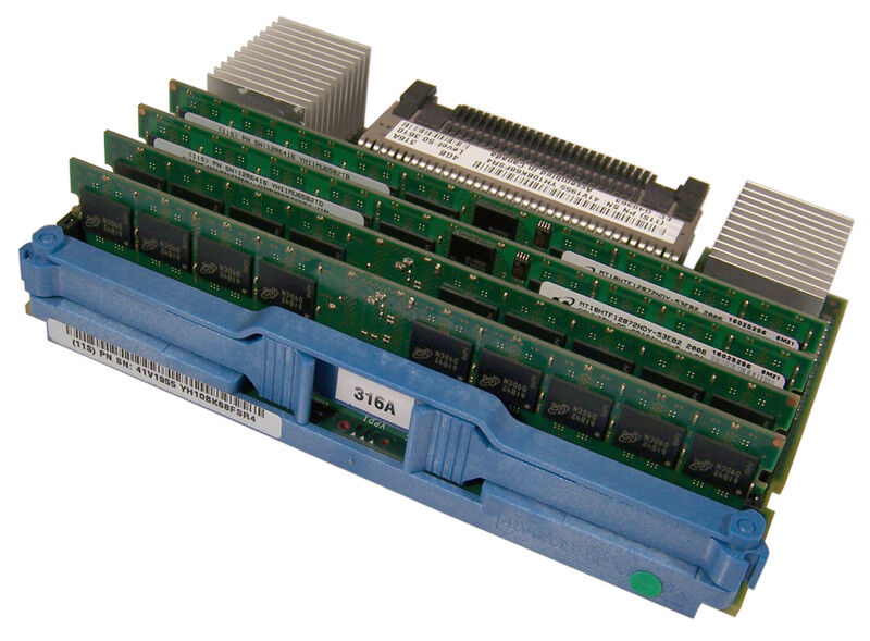 IBM 316a 4GB 4x1GB DDR2 DIMM Memory Card Module 41V1955 41V0838 - 12R9727 Assemb