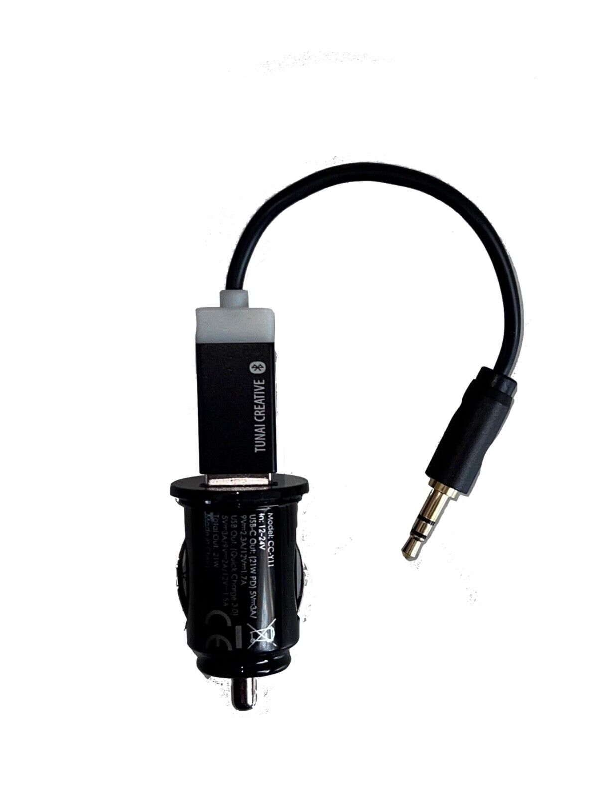 TUNAI Firefly LDAC Bluetooth Receiver Wireless - With Aukey CC-Y11 21W USB-C & A