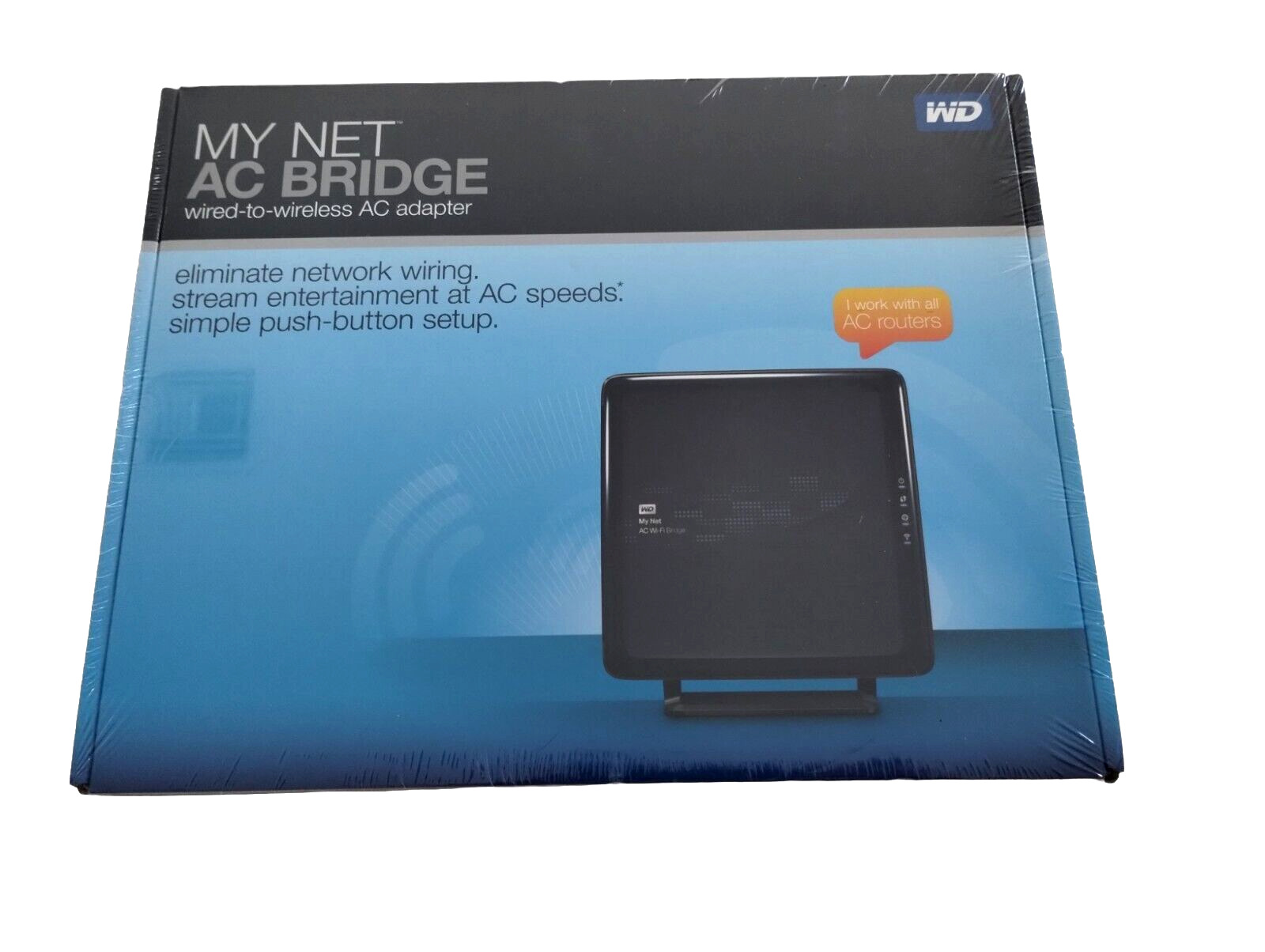 My Net AC Bridge 4-Port Gigabit WDBMRD0000NBL-HESN Brand New WD