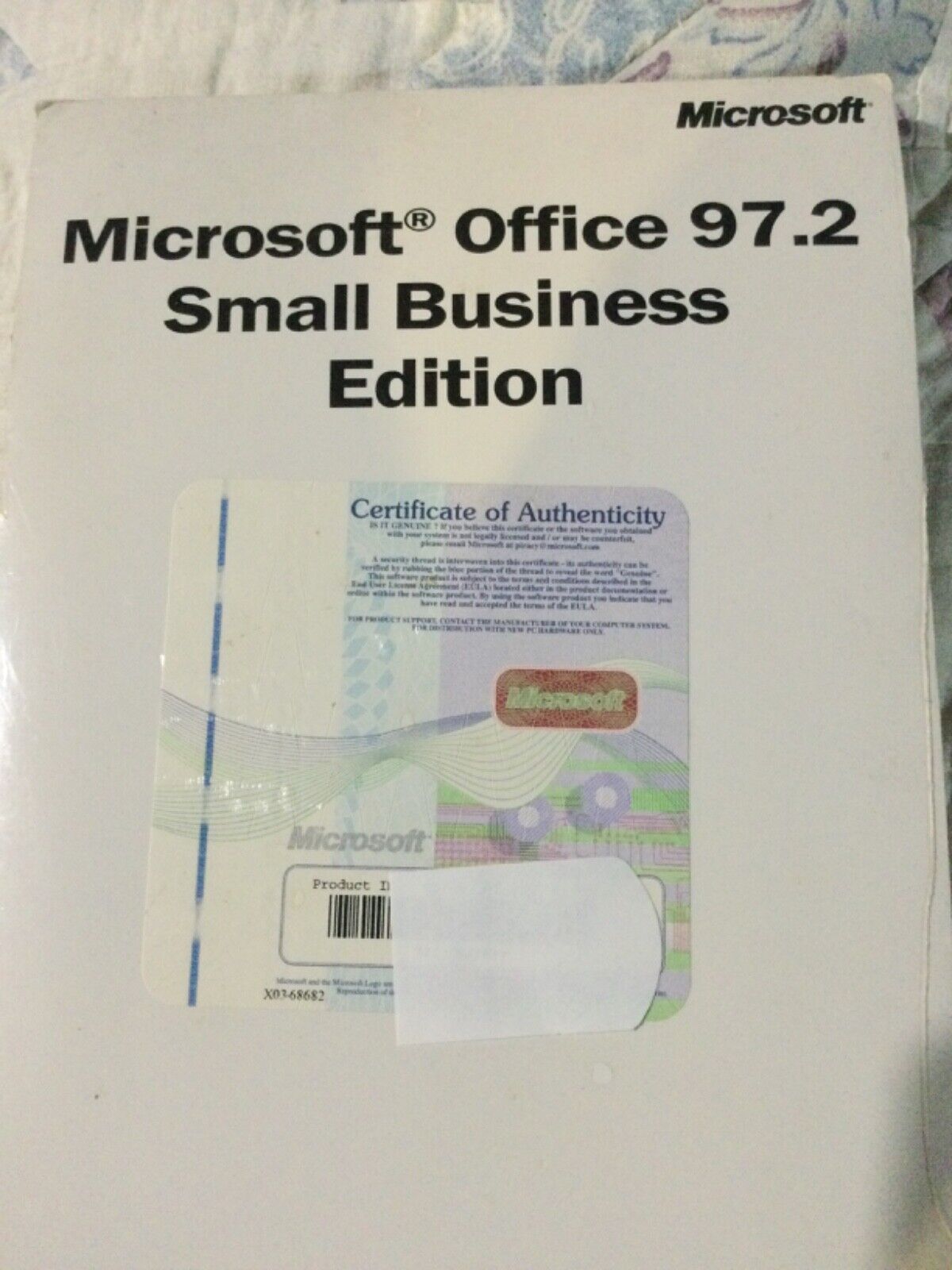 microsoft office 97.2 small business oem- sealed