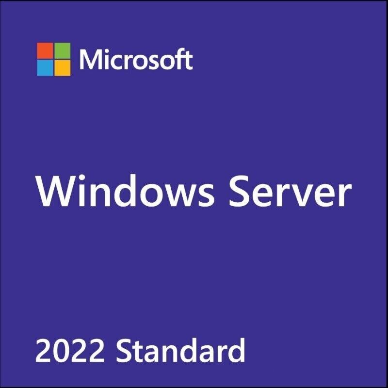 New Microsoft Windows server 2022 Standard 64Bit 48 Core License Key DVD & COA