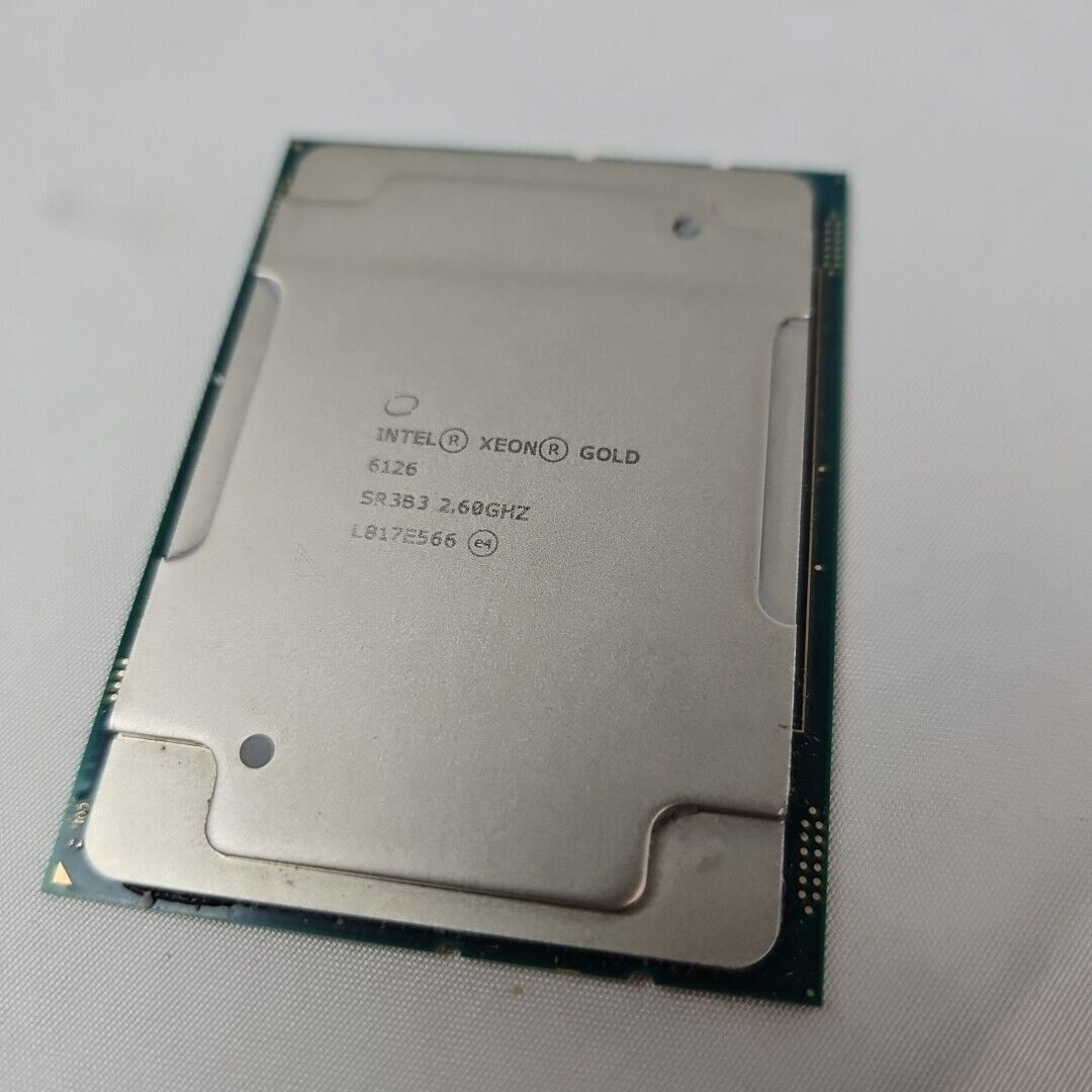 Intel Xeon SR3B3 Gold 6126 12-Core 2.6GHz 19.25MB Server Processor 
