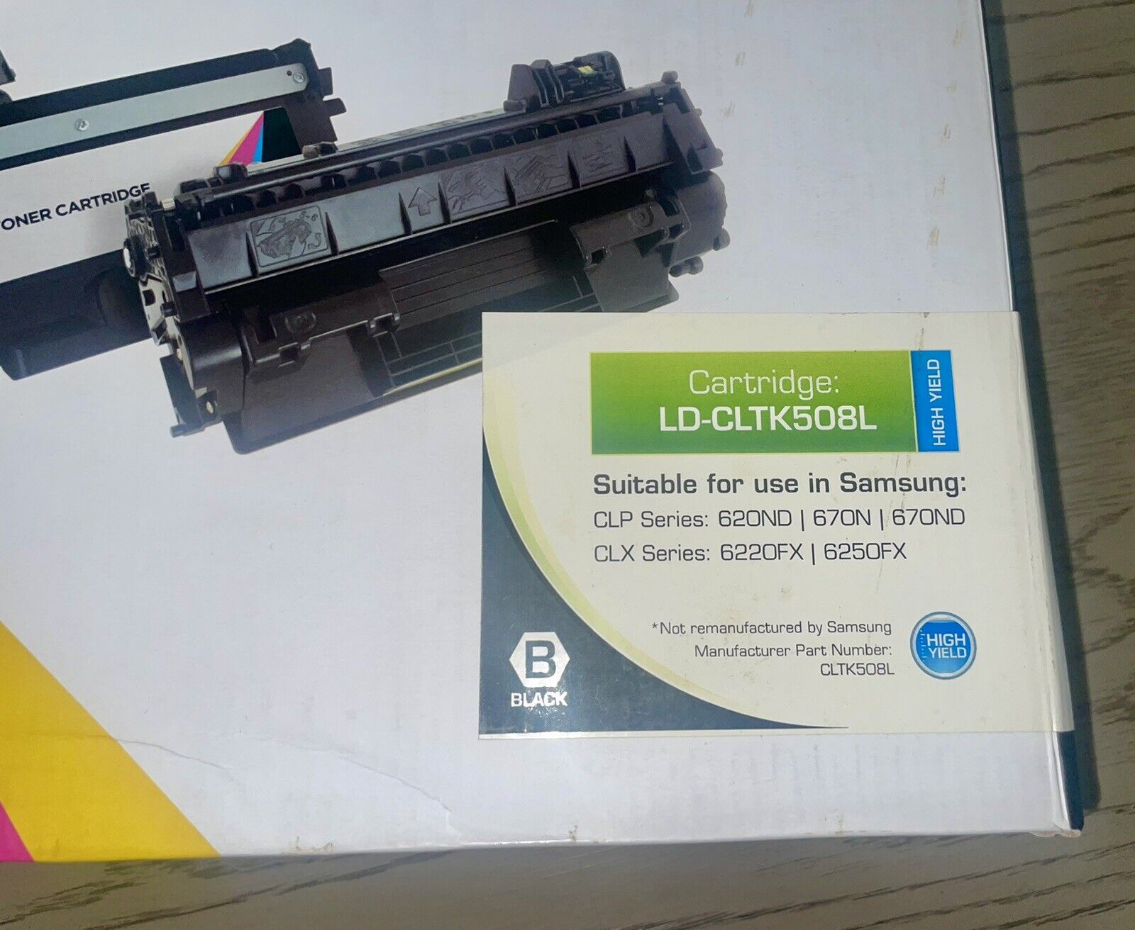 New CLTM508L  SAMSUNG  Black  Toner CLP-620ND 670N 670ND CLX- 6220FX 6250 FX