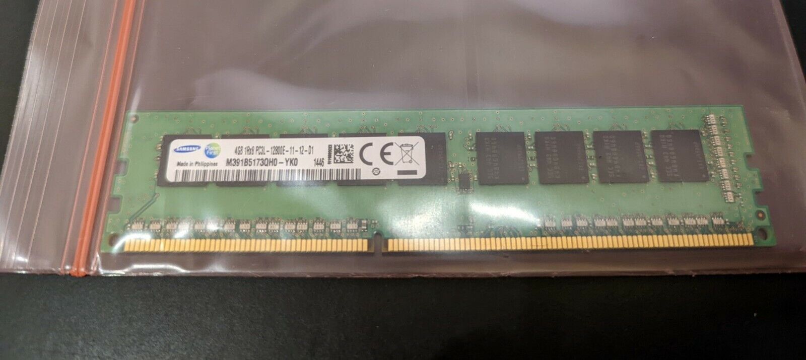 Samsung 4GB RAM (1x4GB) PC3L-12800E DDR3-1600 SERVER RAM SDRAM M391B5173QH0-YK0