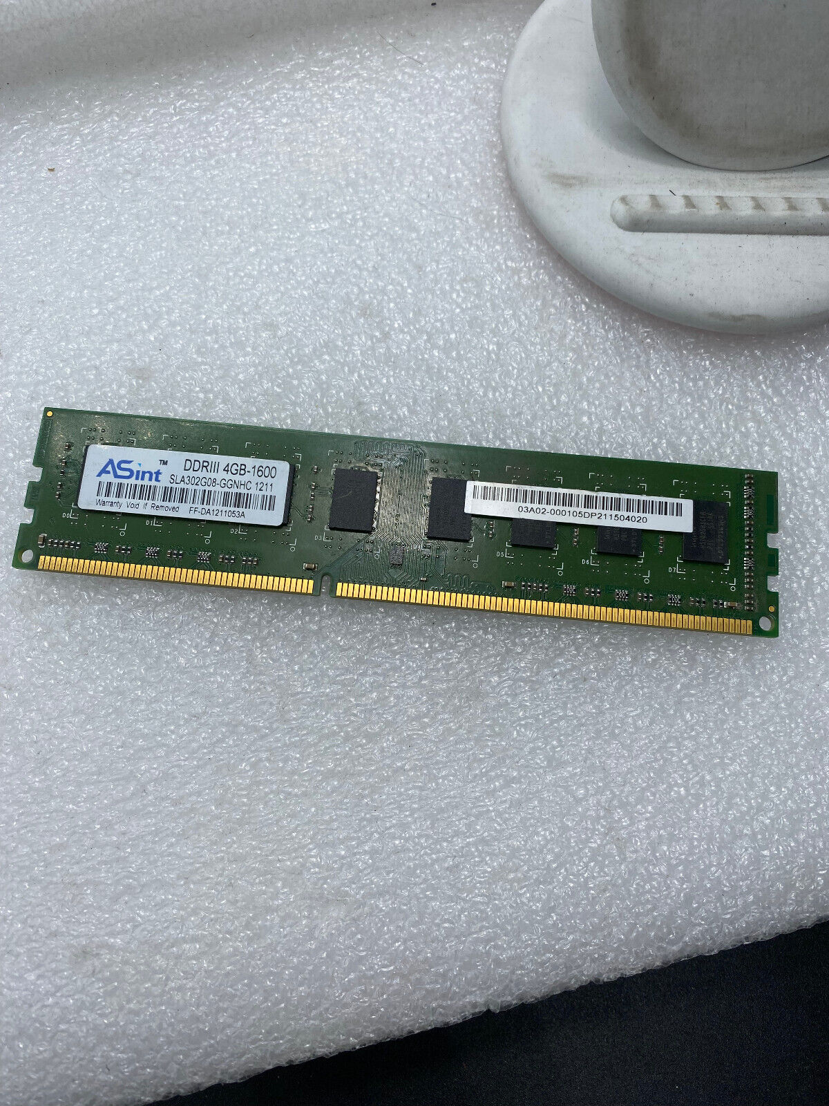 Lot 2x Asint 4Gb 1600 DDR3 Ram SLA302G08-GGNG Total = 8GB