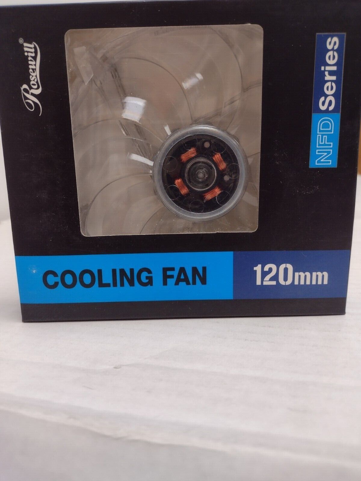 Rosewill 120mm Computer Case Cooling Fan w/ Red LED lights (RFTL-131209R)