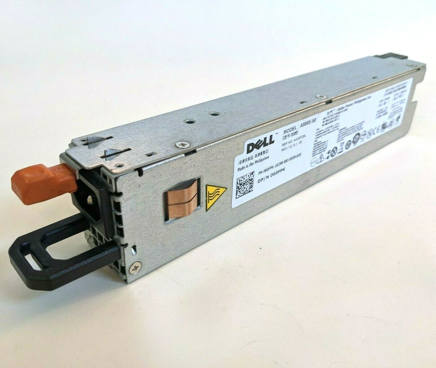 Dell 60FPK 500W PowerEdge R410 PowerVault Power Supply A500E-S0 AA25720L
