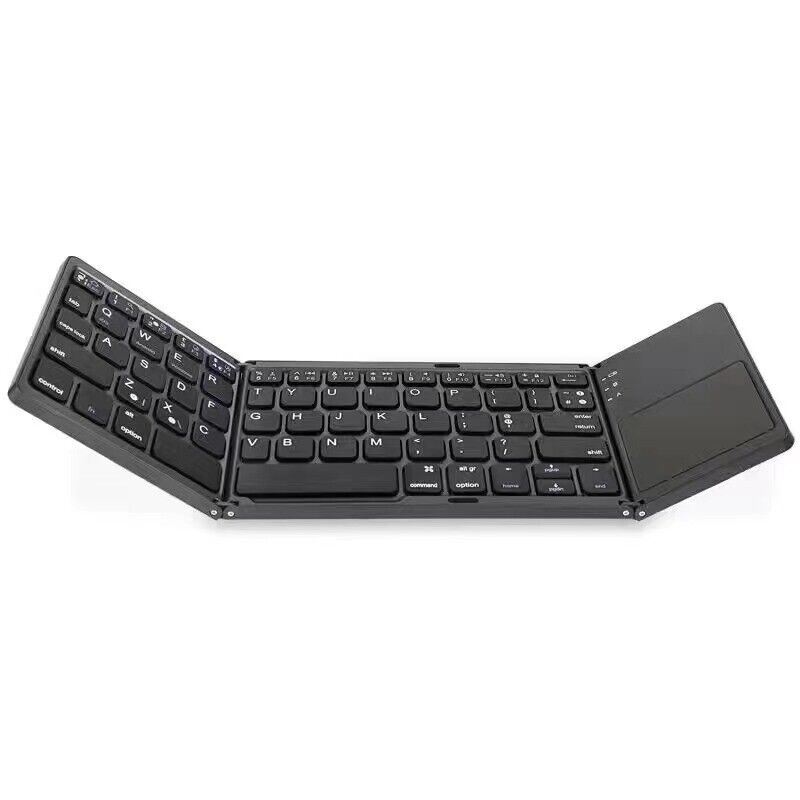 foldable touchpad Bluetooth keyboard Portable Rechargeable for iOS Win Android