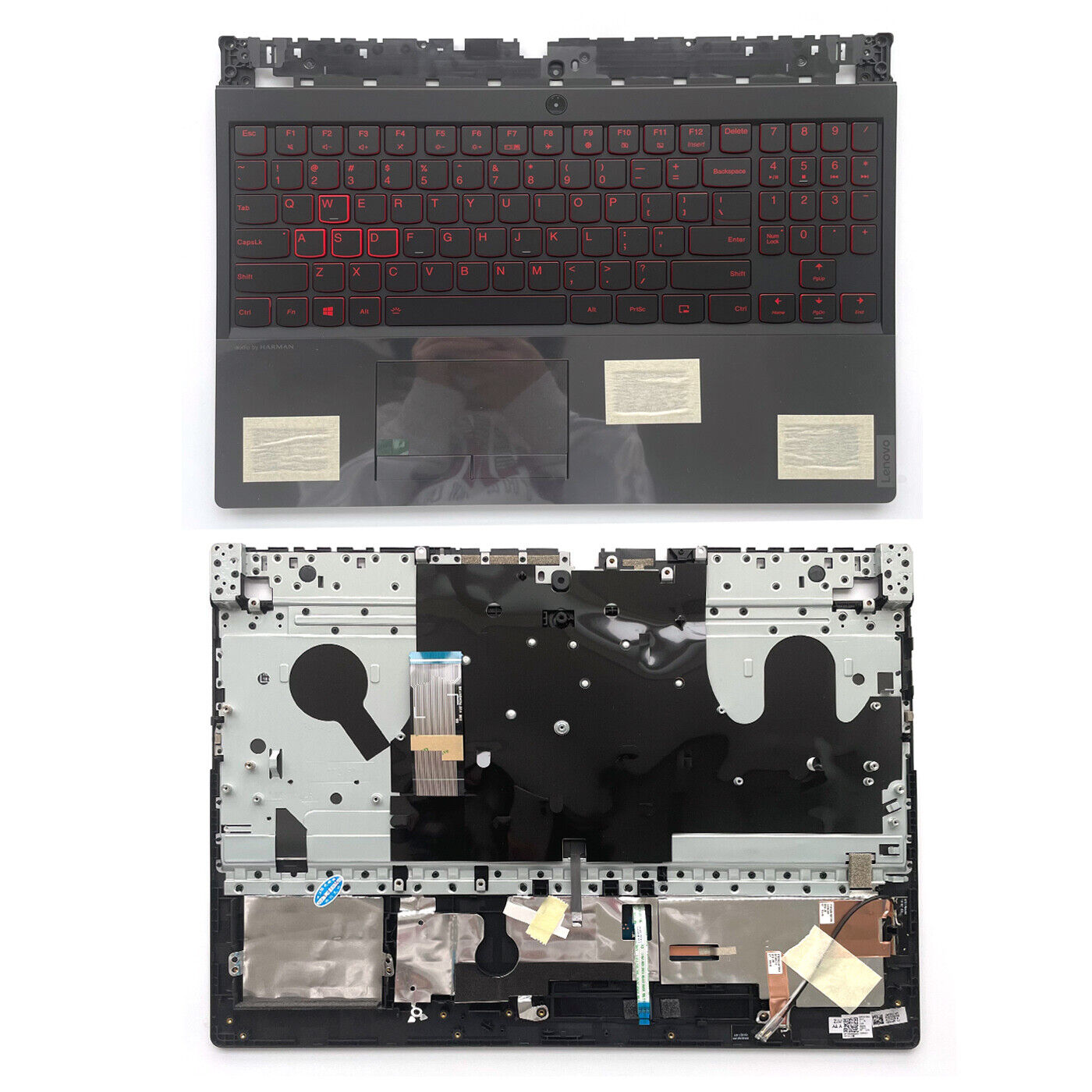New Palmrest US Keyboard KB Bezel Backlit Red For Lenovo Legion Y530-15ICH Y7000