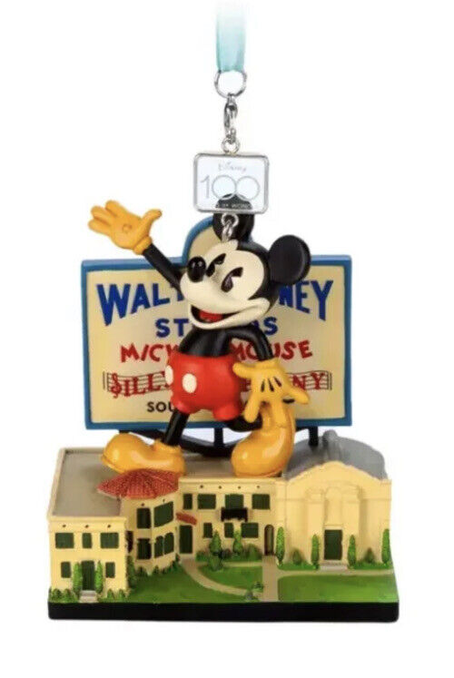 2023 Disney Parks Mickey Hyperion Studios 100 Eras Sketchbook Ornament