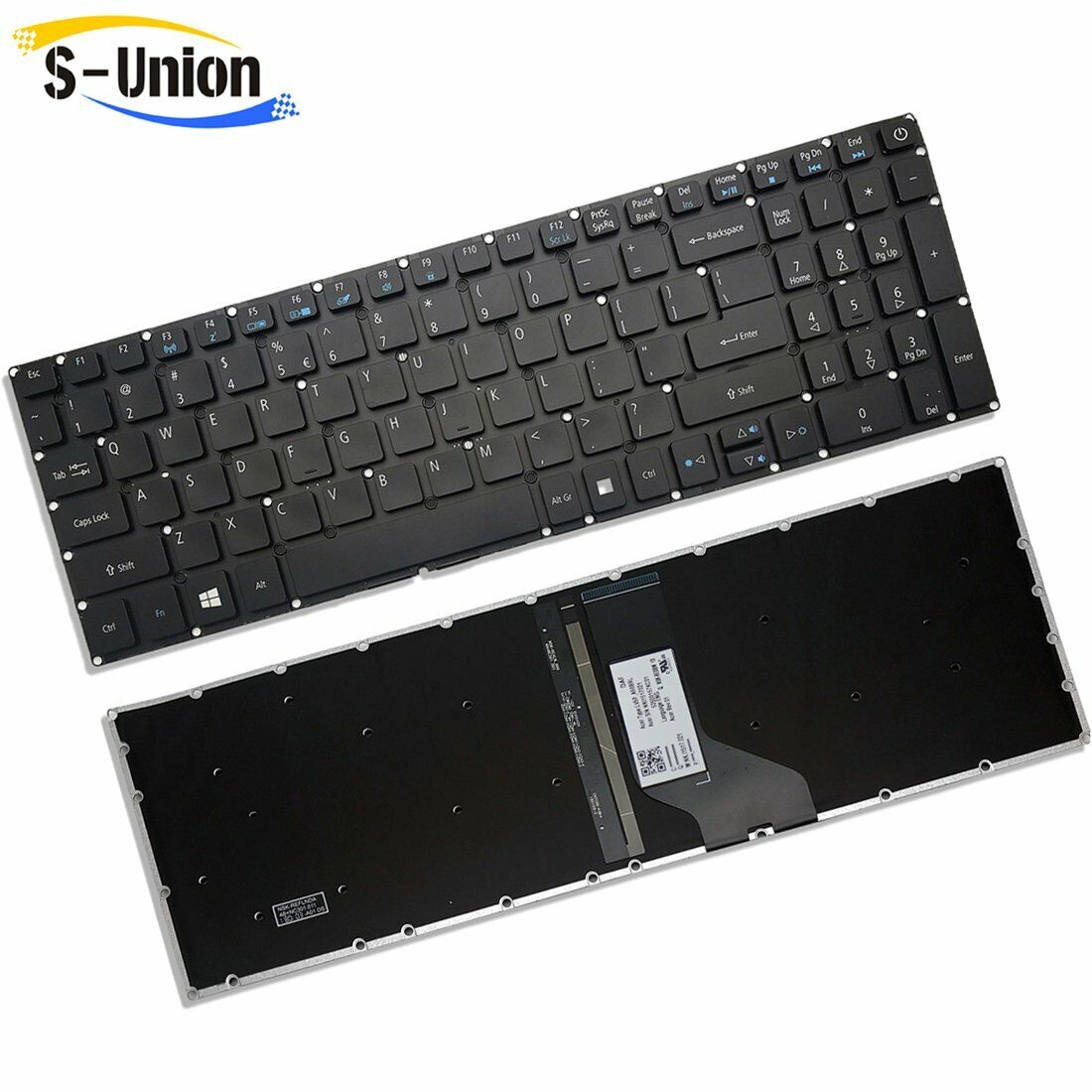 US Keyboard for Acer Aspire 5 A515-51G-52R1 A515-51G-533L A515-51G-5363 Backlit