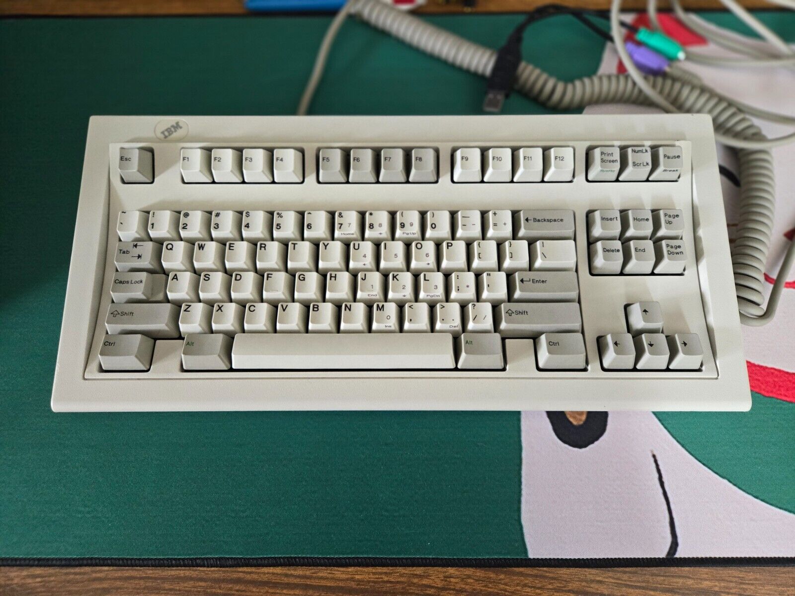 Vintage IBM Model M SSK Space Saving Keyboard August 1987