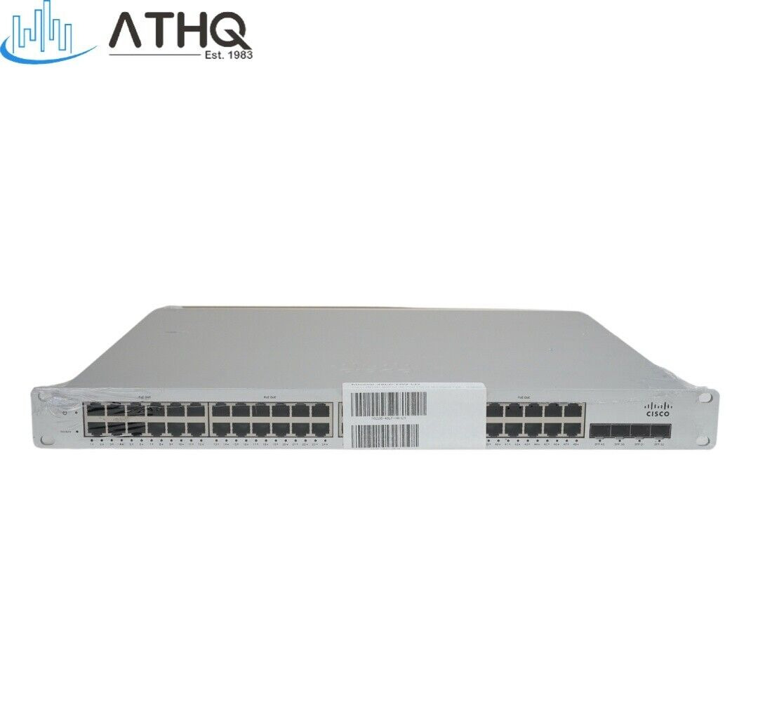 Cisco Meraki MS220 48-Port Cloud Managed PoE+ Gigabit Switch MS220-48LP-HW