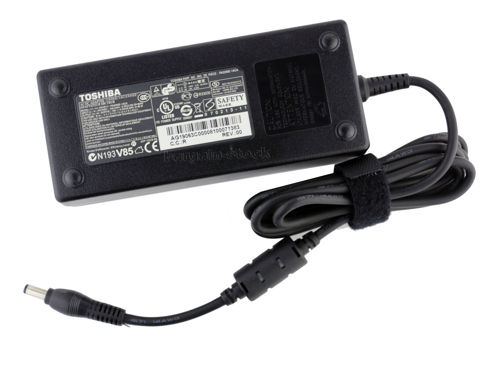 Original Toshiba Satellite P50t-B-10T P50t-A AC Adapter Charger 19V 6.32A 120W