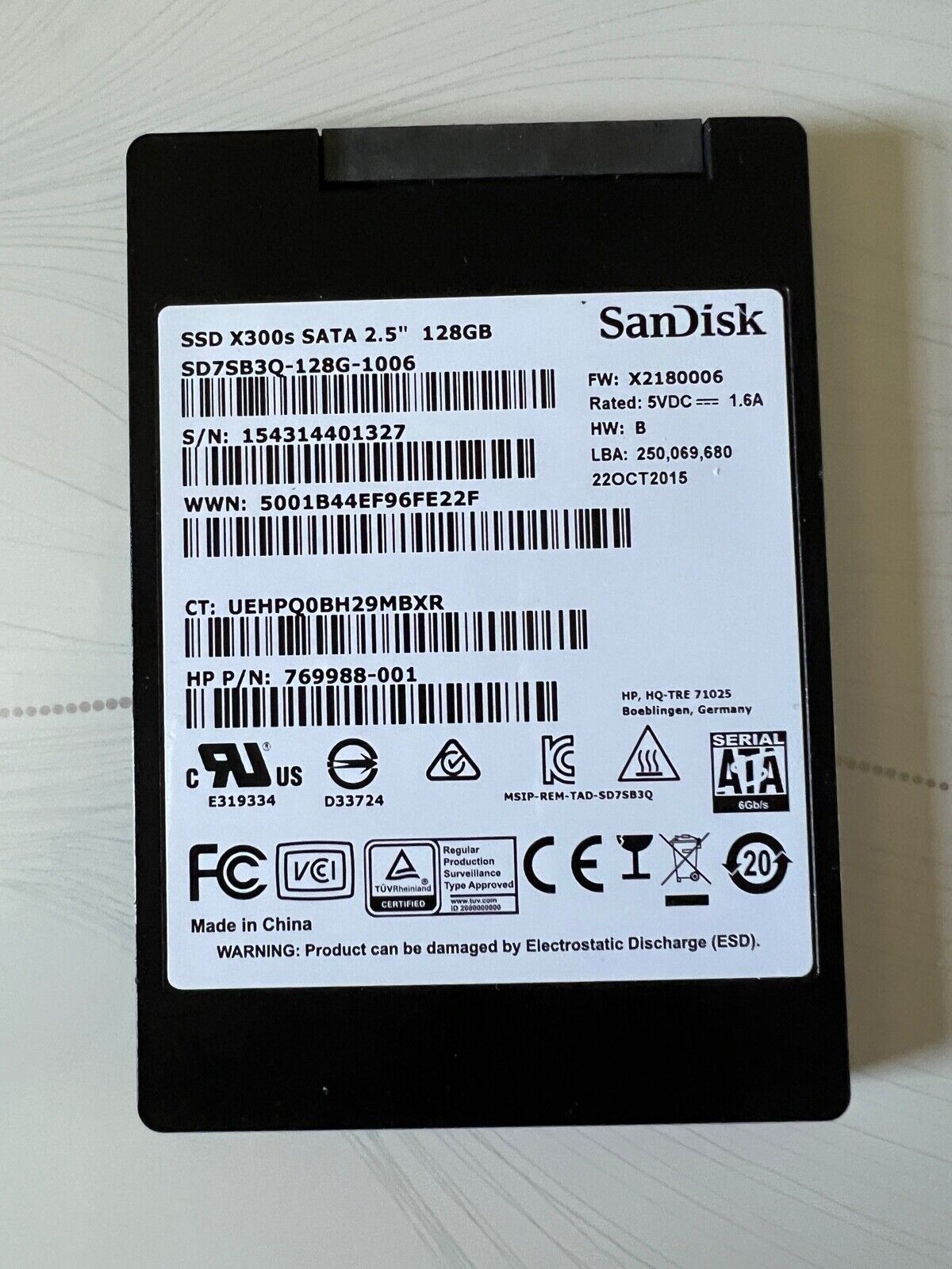 SanDisk X300s 128GB 2.5\