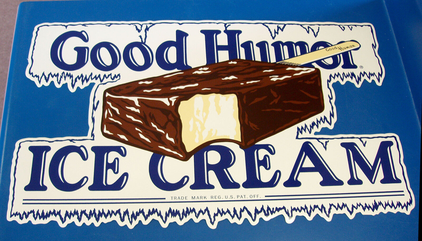 CLASSIC GOOD HUMOR Ice Cream Bar Decal / Sticker - LARGE, DIE CUT, ~RARE~