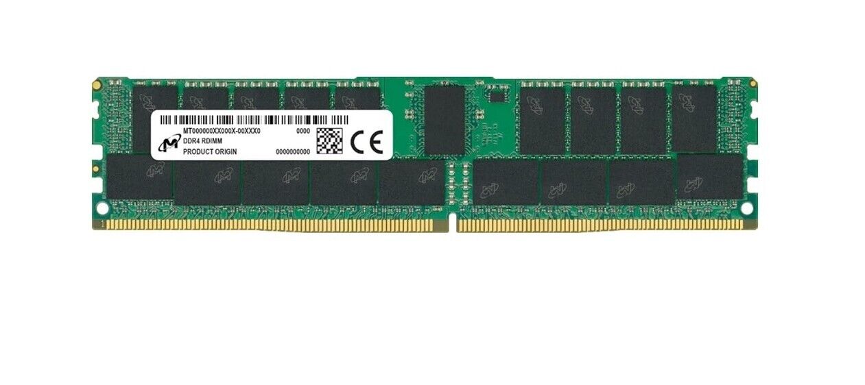 64GB Micron DDR4 3200MHz PC4 25600 ECC Reg 288pin MTA36ASF8G72PZ-3G2F1R