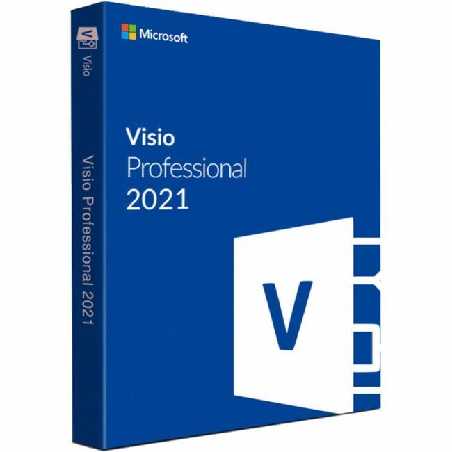 Microsoft Visio 2021 Professional Box Pack 1 PC Medialess D8707619